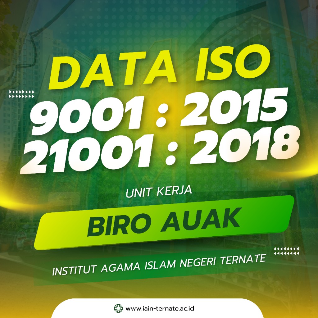 Data ISO Biro AUAK